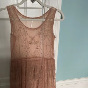 Brand new free people sequin slip dress XS